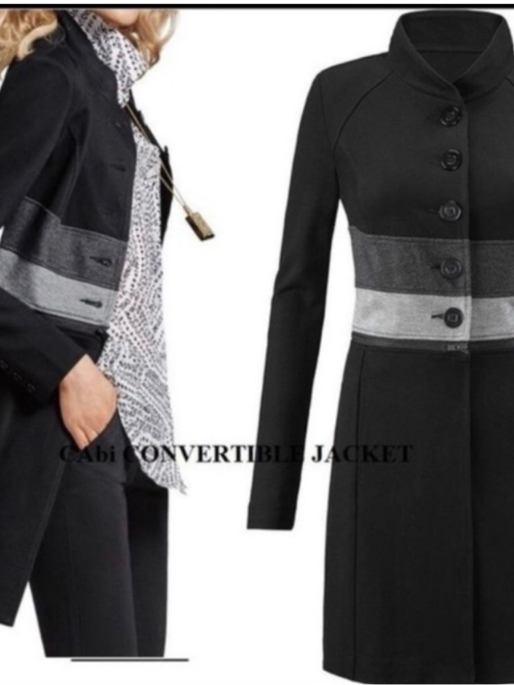 Cabi Convertible Women's Coat - Medium